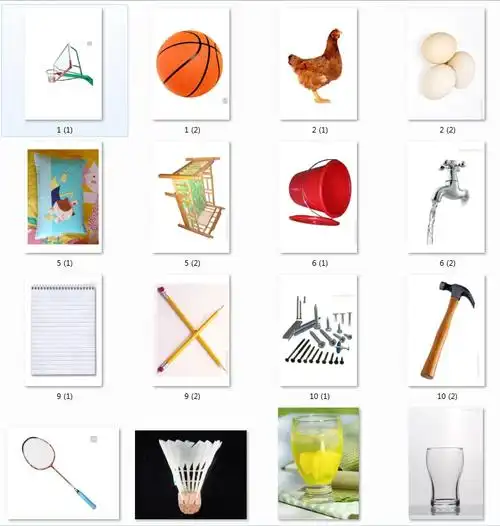 物品功用 功能配对 自闭症教具早教卡 孤独症aba训练教学学习卡片