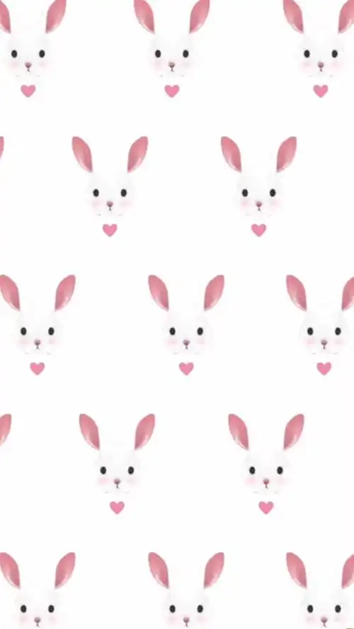 平铺壁纸 小兔子