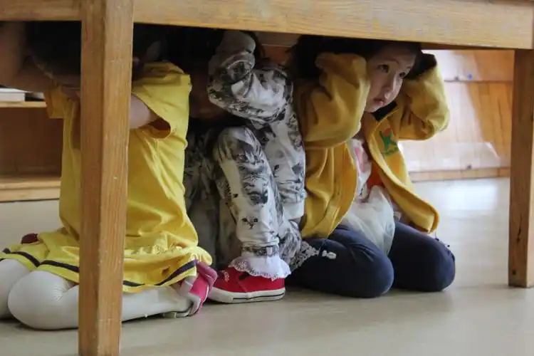 写美篇  演练前,我园组织全体老师学习了《幼儿园地震应急疏散活动