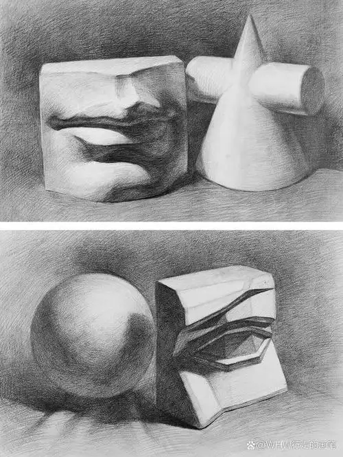 素描入门学习可以先从简单的单个物体临摹开
