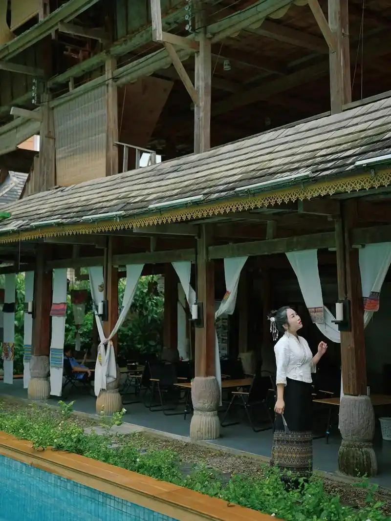 这次西双版纳之行体验了一次正宗傣家竹楼.