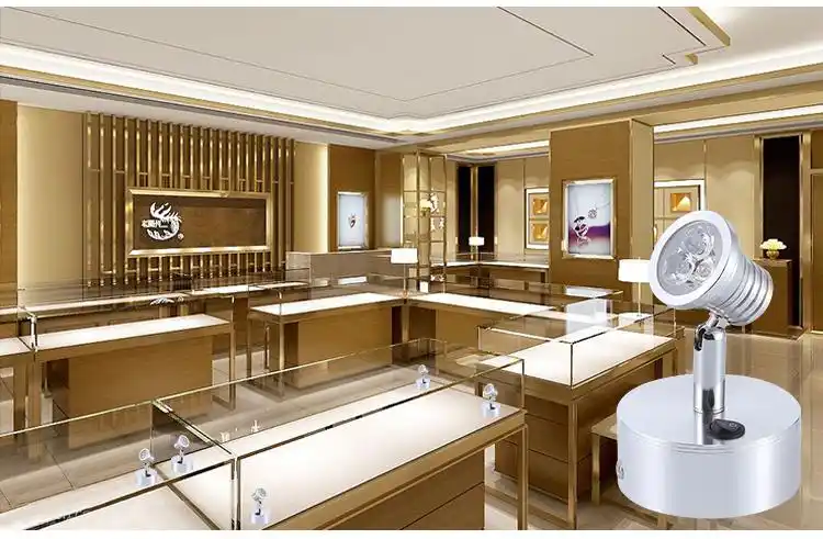 充电半软管led射灯3w柜台射灯珠宝玉石饰品移动展会婚庆酒柜射灯