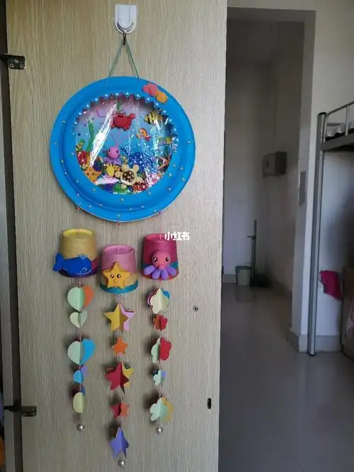 海底世界吊饰#纯手工制作#纸盘纸杯手工制作