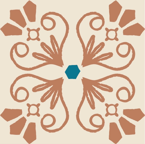 花纹瓷砖正方形图案设计元素瓷砖