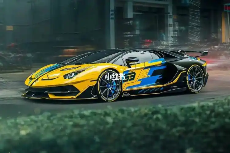 兰博基尼svj拉花涂装设计