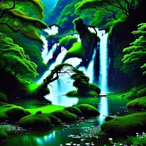 风景书法头像|大自然的诗篇