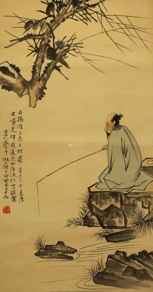 张大千山水作品欣赏(四)