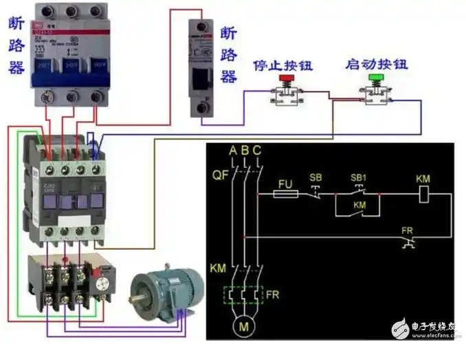 热过载继电器接线图