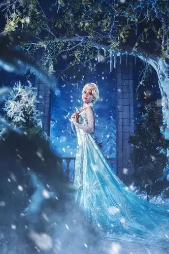 cos冰雪奇缘迪士尼公主艾莎