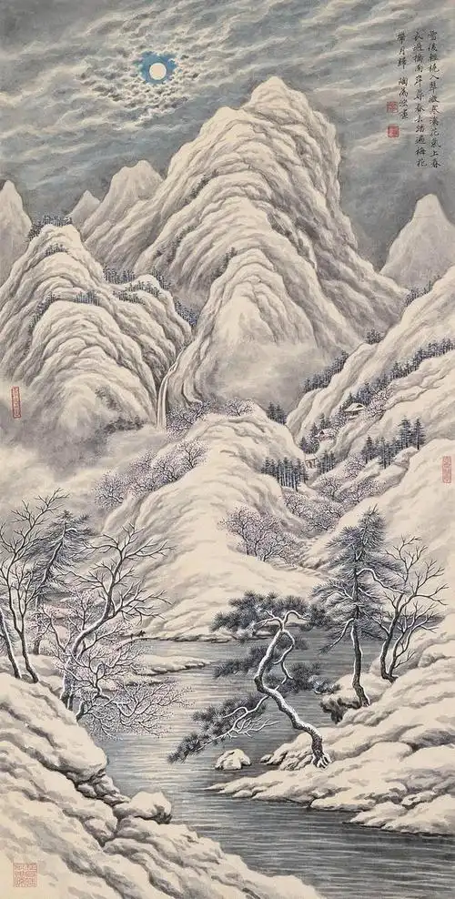 现代著名画家陶冷月:用画笔讲述"风花雪月"的故事!