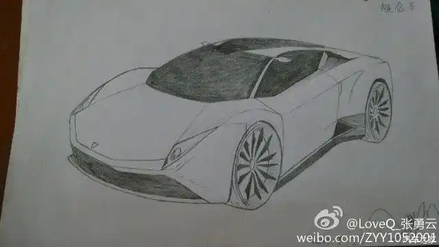 小云纯手绘制兰博基尼系列