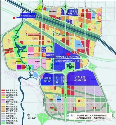 二七新城的规划可谓是高大上了,依托南水北调运河和近郊交通优势,建设