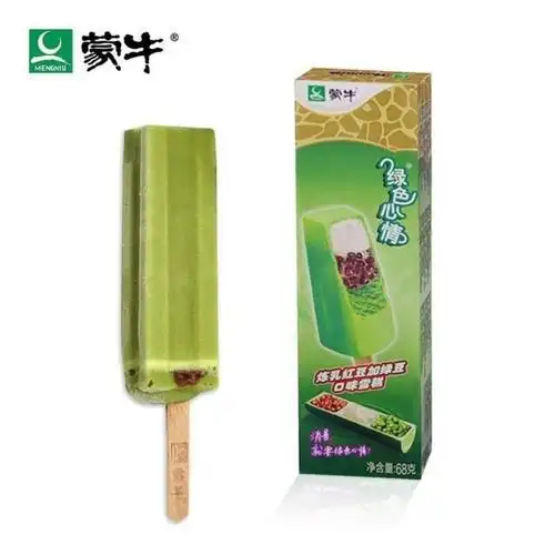 30支盒装蒙牛绿色心情炼乳红豆绿豆雪糕冰淇淋激凌冰淇淋