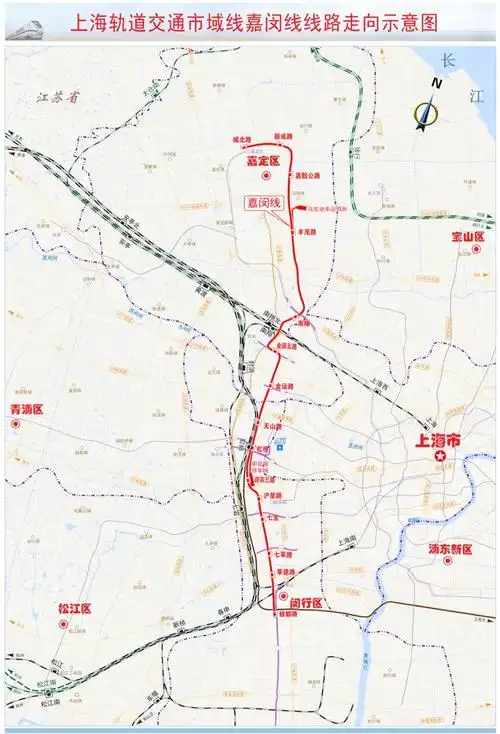 上海轨交市域线嘉闵线工程可行性研究报告获批全长44公里