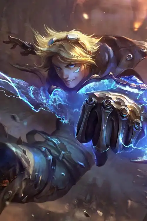 英雄联盟探险家ez伊泽瑞尔原画默认皮肤15,高清图片,手机壁纸