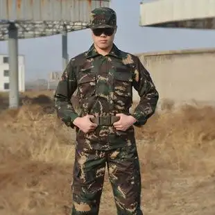猎人迷彩服套装男07数码迷彩作训服拓展训练教练服特种兵迷彩套装