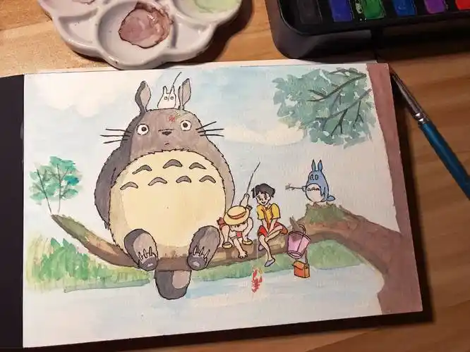 初中生水彩画怎样学水彩画