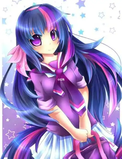 紫悦拟人可爱图片