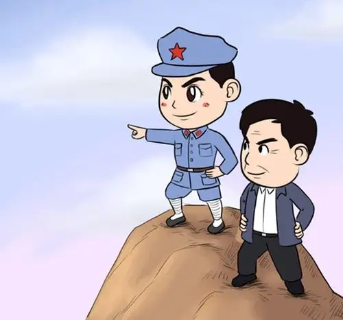 红军长征胜利80周年漫画