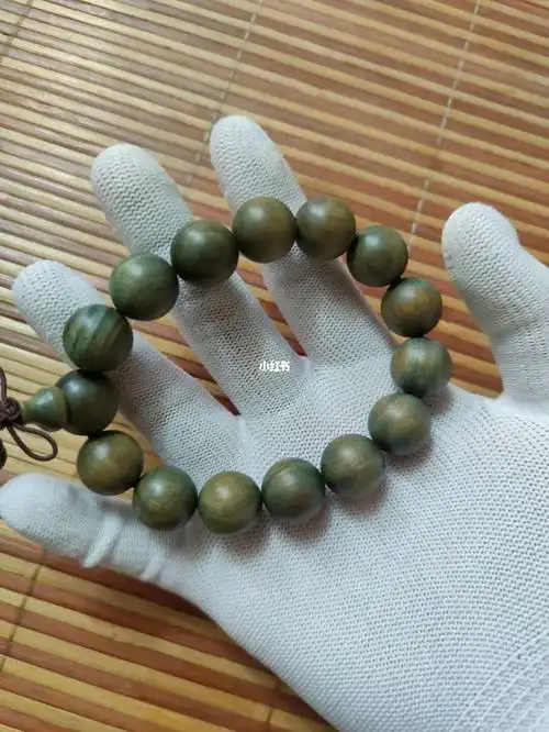 绿檀手串.