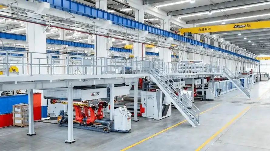 (东方精工佛斯伯智能瓦楞纸板生产线)