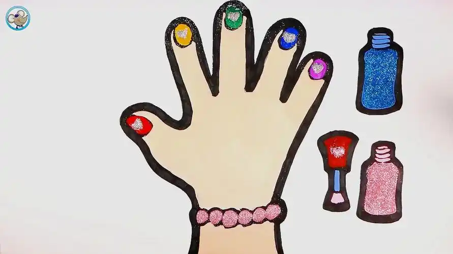 手掌简笔画怎么画?