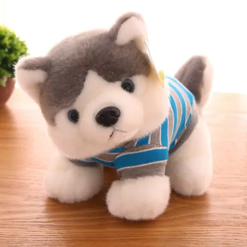 【哈士奇狗狗公仔毛绒玩具小狗玩偶布娃娃仿真狗情侣礼物】价格,厂家,