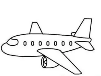 大飞机c919简笔画