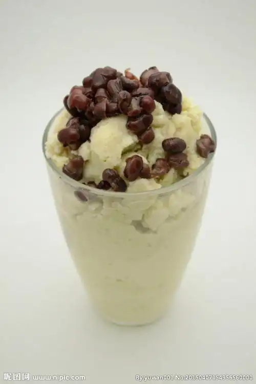红豆抹茶冰沙