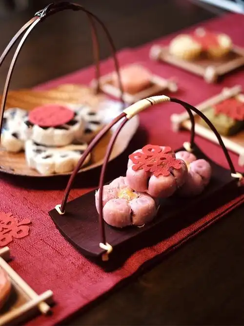 pdd知味观#新中式摆台  #婚房  #中式糕点  #婚房小摆件