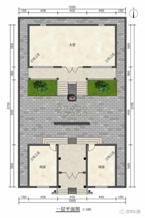 15×22米威严肃穆的二进祠堂,是信仰也是传承