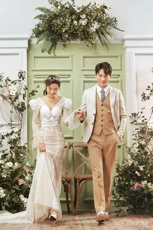 承蒙厚爱,顾我周全 韩式小清新室内婚纱照