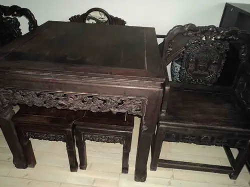 二手红木家具回收出售 东莞老红木家具回收
