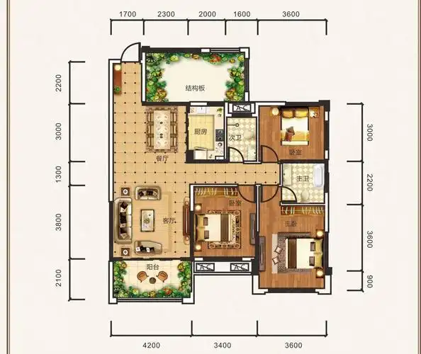 贵港新房 港北区 盛世荷悦府 主力户型