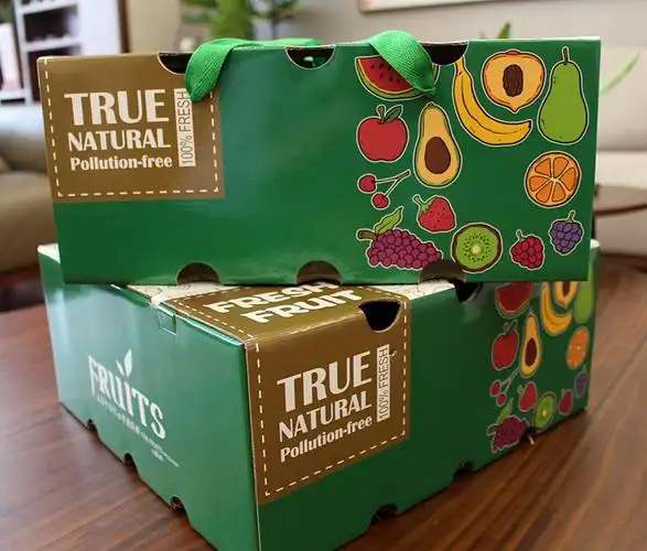 水果包装盒水果食品礼品盒桃子车厘子橙子苹果年货特产包装盒批发