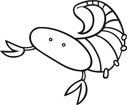 卡通,蝎子,上色画册