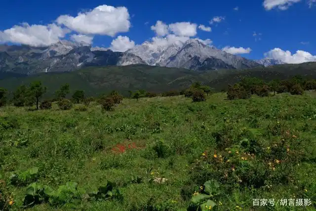 丽江玉龙雪山的美景被人为干预的思考