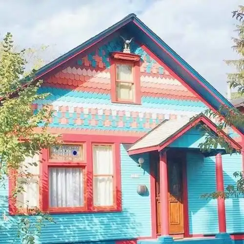 童话般的彩色房子,好想和你住在这样的房子…-堆糖,美好生活研究所