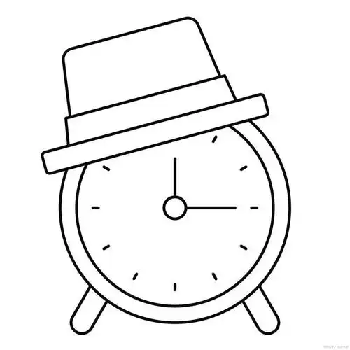 闹钟简笔画怎么画