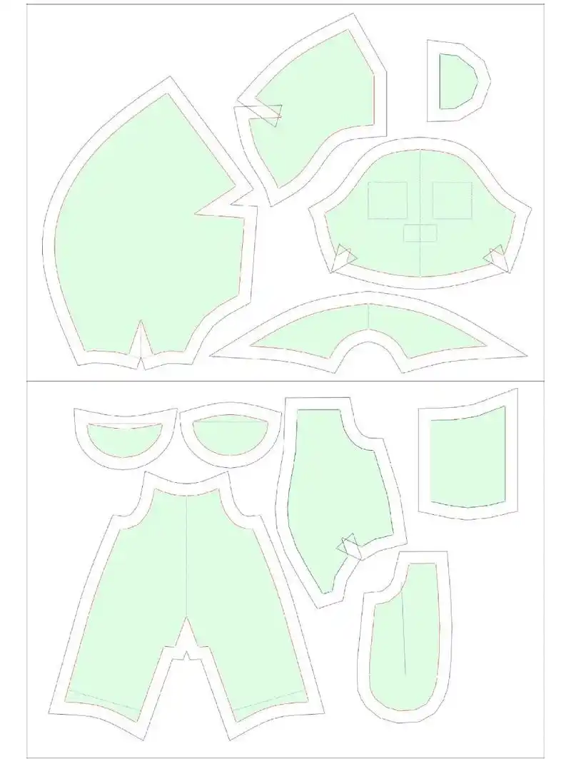 20厘米棉花娃娃a 3打印