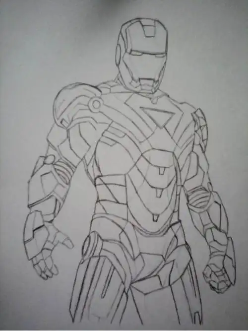 钢铁侠mark50简笔画