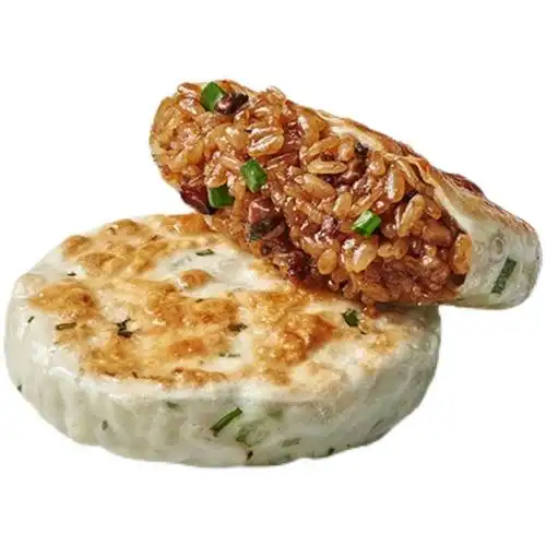 香煎糯米饼酱肉味馅饼速食营养早点半成品酥脆方便早餐10个包邮
