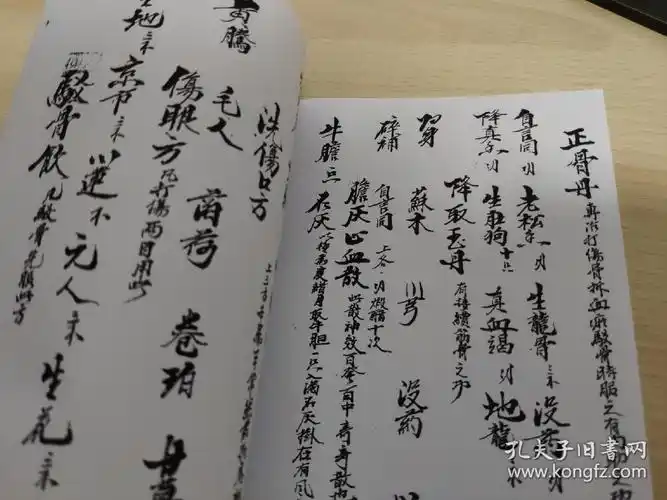 天医正曌(复印件)专医续跟驳骨跌打刀伤手抄,跌打接骨法,跌打疮科秘药