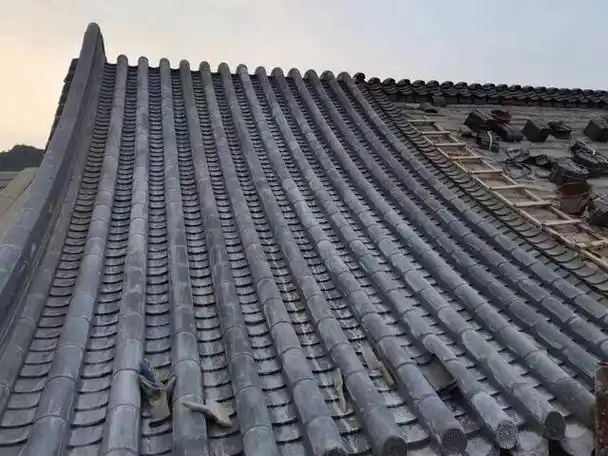 四合院屋顶瓦面结构组成