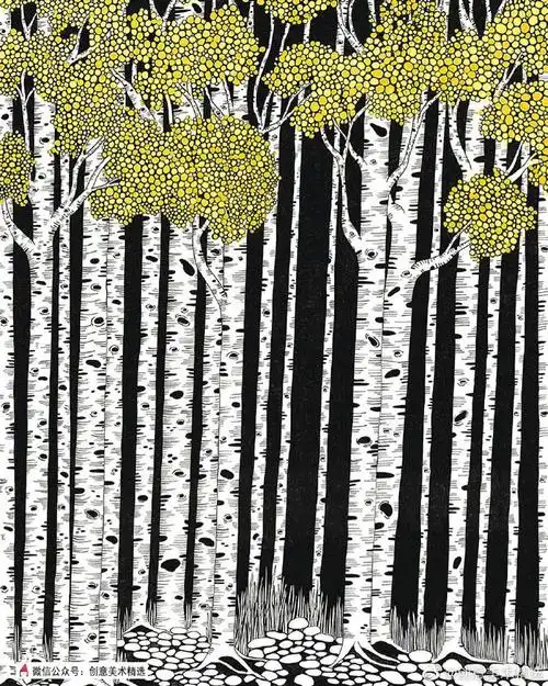 黑白装饰画##艺术