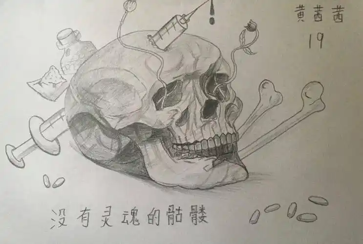 董嘉嘉 轻工技师学院 19岁 《劝君远离毒品》