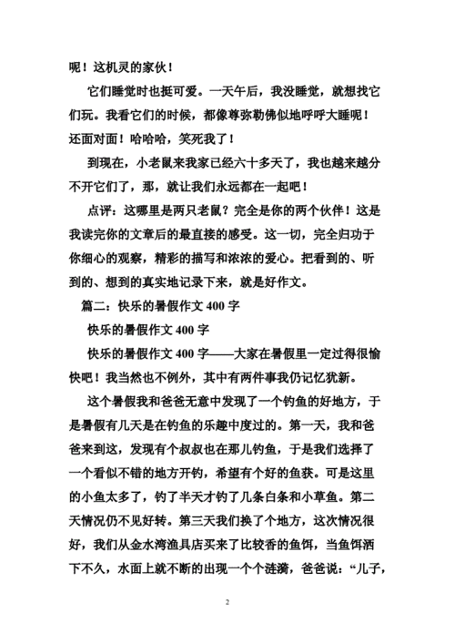 我的暑假作文400字.doc