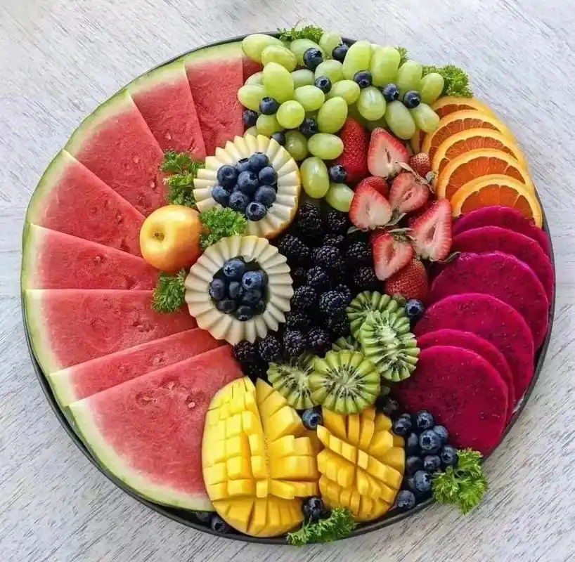 #最近的新鲜照片 #创意水果拼盘 - 抖音