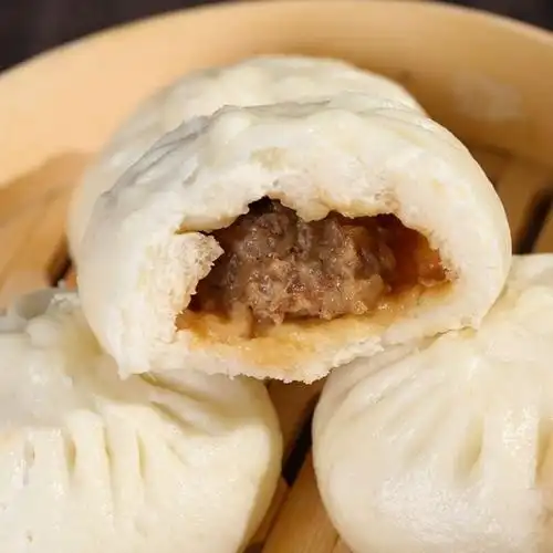 扬州风味鲜肉包家庭装猪肉陷大包子速冻早餐点心梅干菜青菜包鲜肉包2