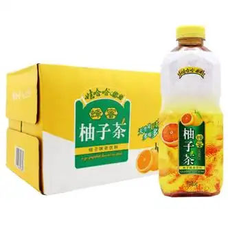 娃哈哈呦呦蜂蜜柚子茶茶饮料1l12瓶蜂蜜柚子茶茶饮料1l12瓶